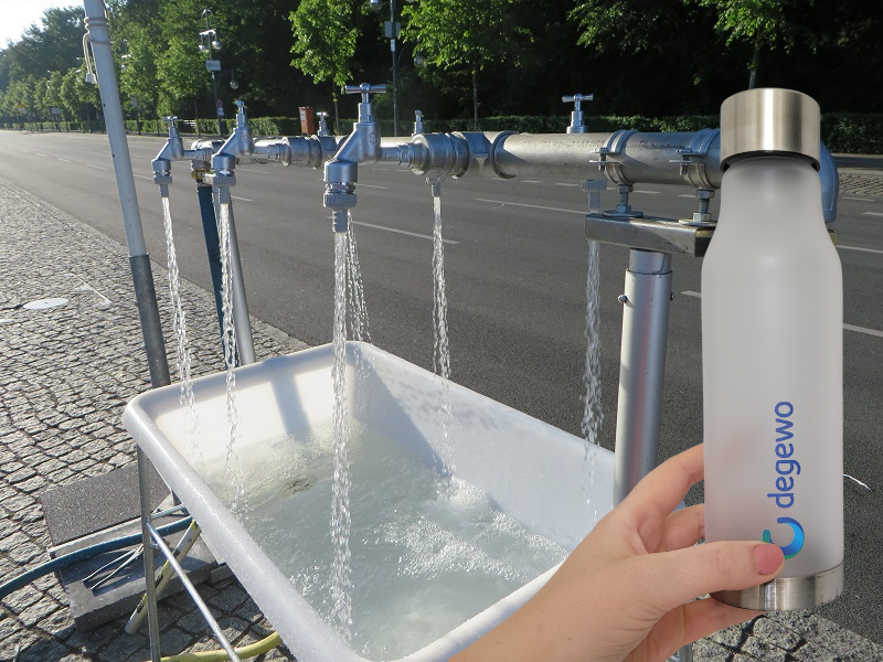 Wasserversorgung beim Schülertriathlon